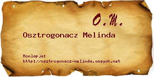 Osztrogonacz Melinda névjegykártya